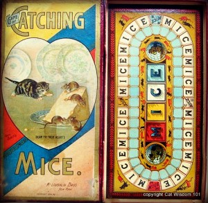 Victorian-antique-cat-mouse-game