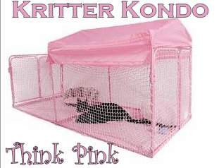 Kritter Kondo-think pink-cats-enclosure-pets-giveaway