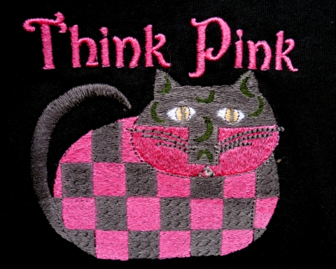 Think pink-cat-embroidery-t-shirt-giveaway