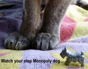 monopoly-cat-dog-quote-vintage