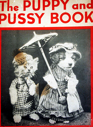 puppy and pussy book-vintage