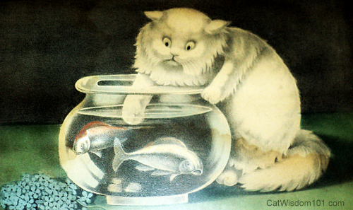 cats-goldfish-art-antique