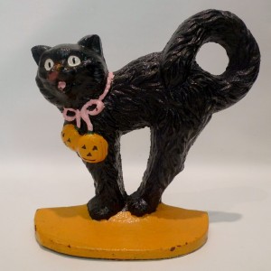 Vintage Halloween Art, Pumpkins, Black Cats, and Forever Homes | Cat ...