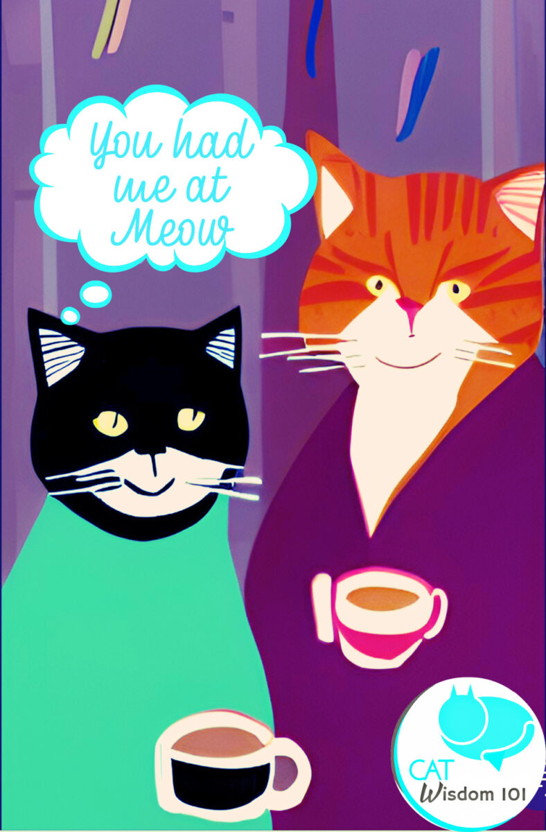 meow meaning two cats talking