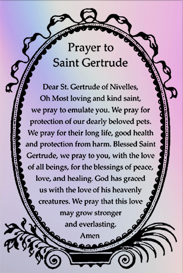 March 17 Holidays: St. Gertrude Patron Saint of Cats