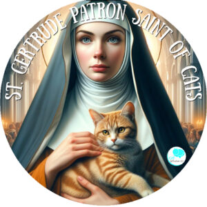 st. Gertrude patron saint of cats