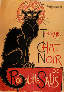 Steinlen black cat