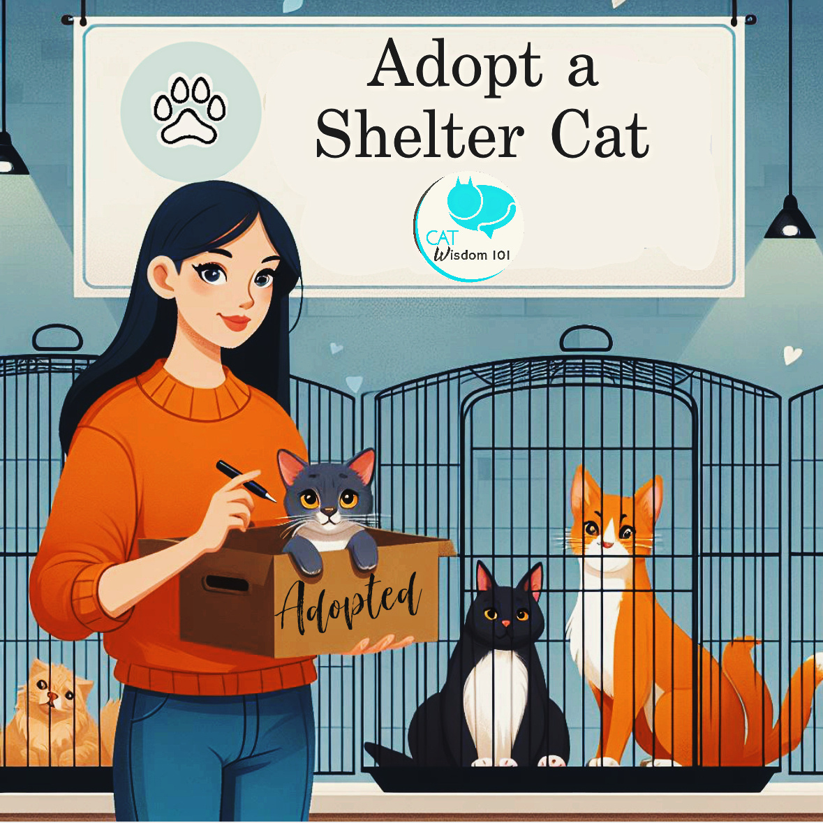 adopt a shelter cat quote