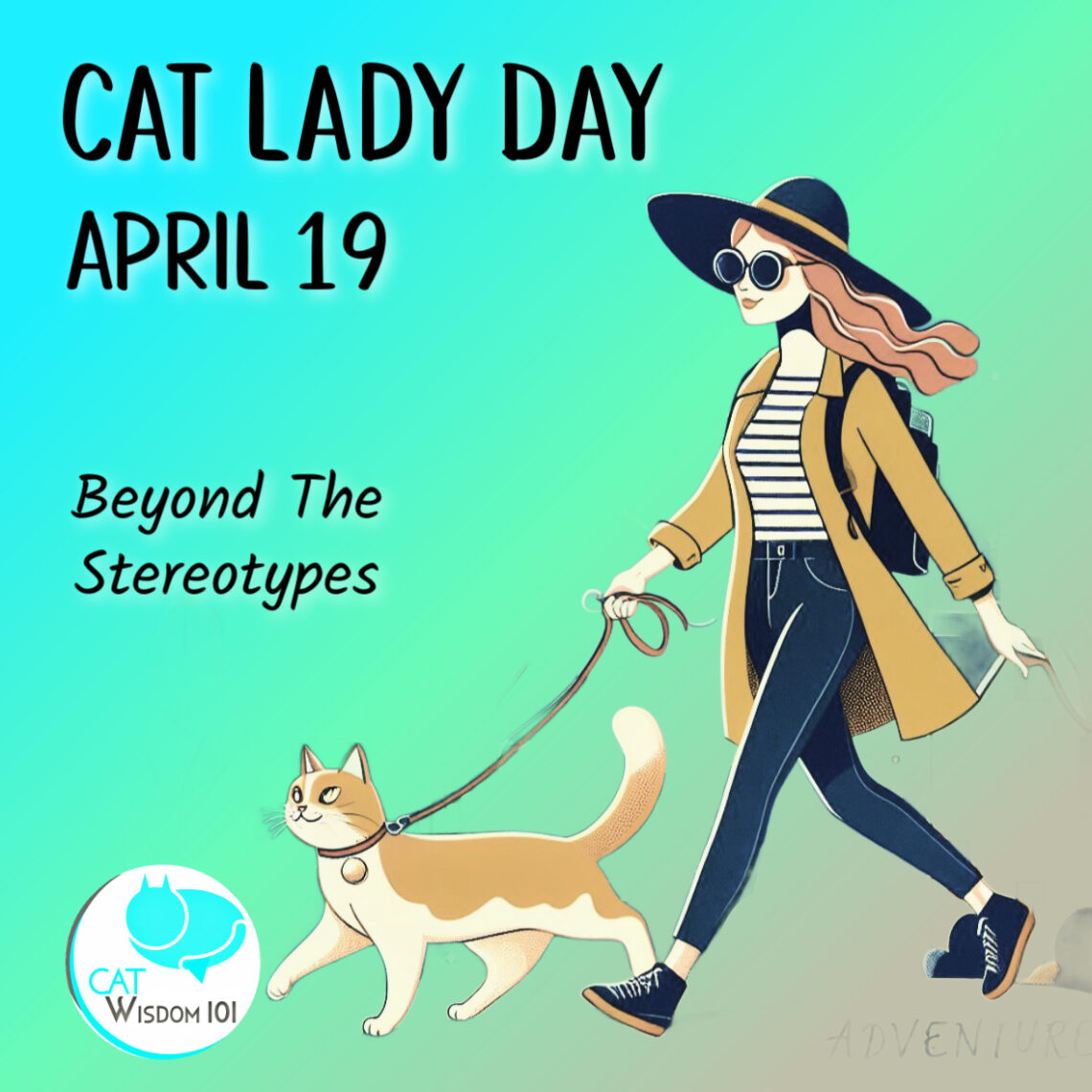 cat lady day April 19