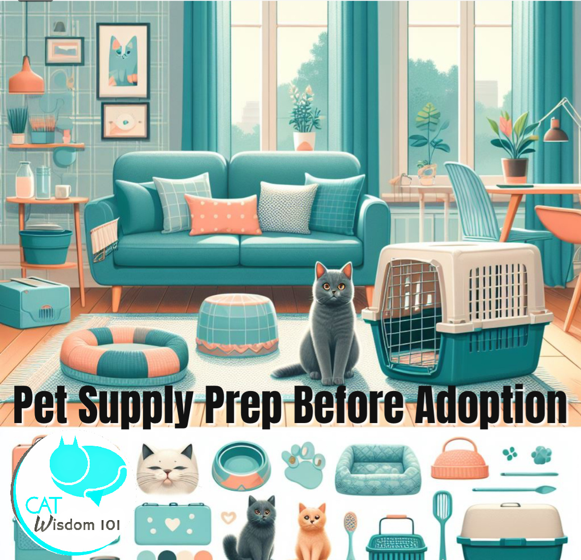 pet supply prep before adoption
