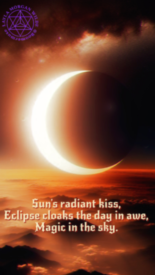 Solar eclipse haiku poem