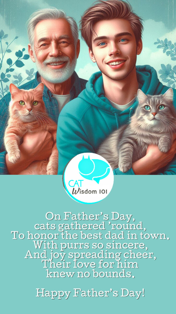 father's day poem-cat dads