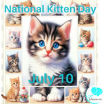 national kitten day card