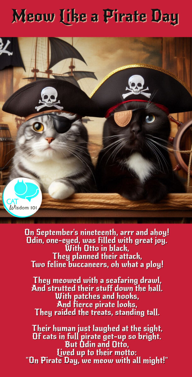 meow like a pirate day poem