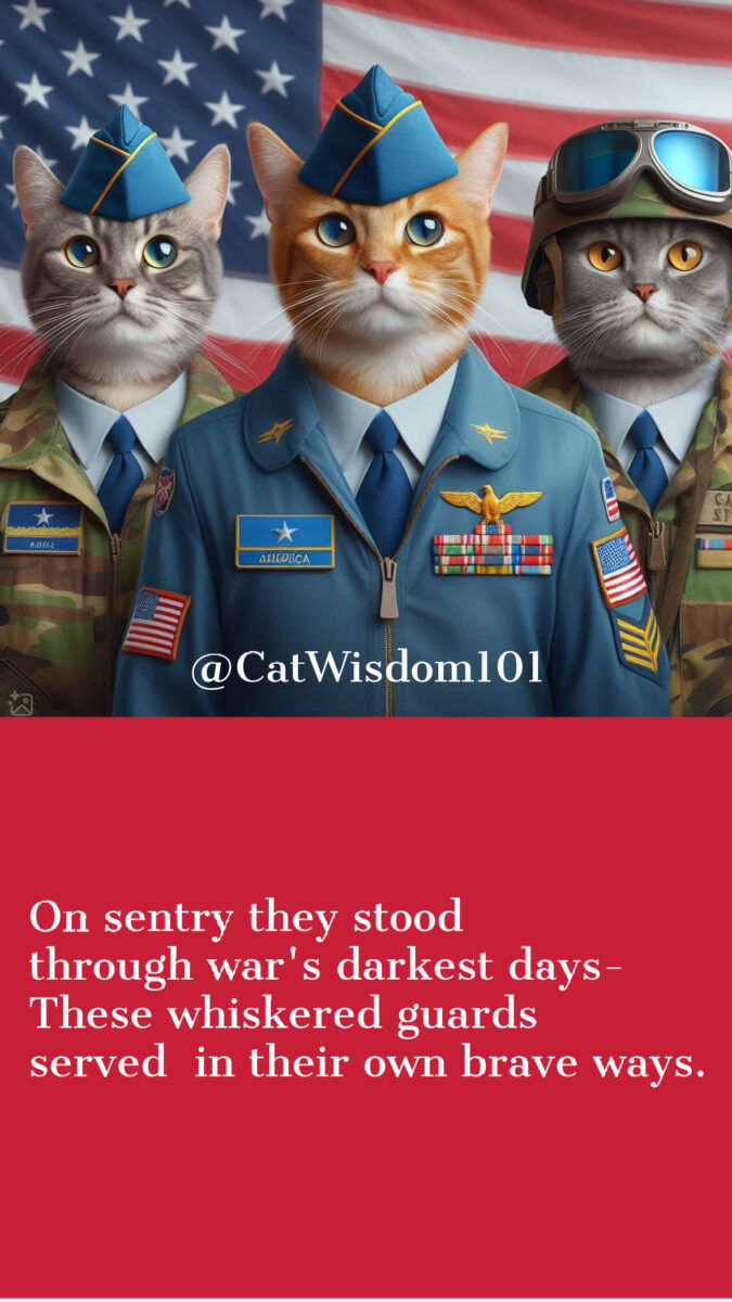 military cat poem