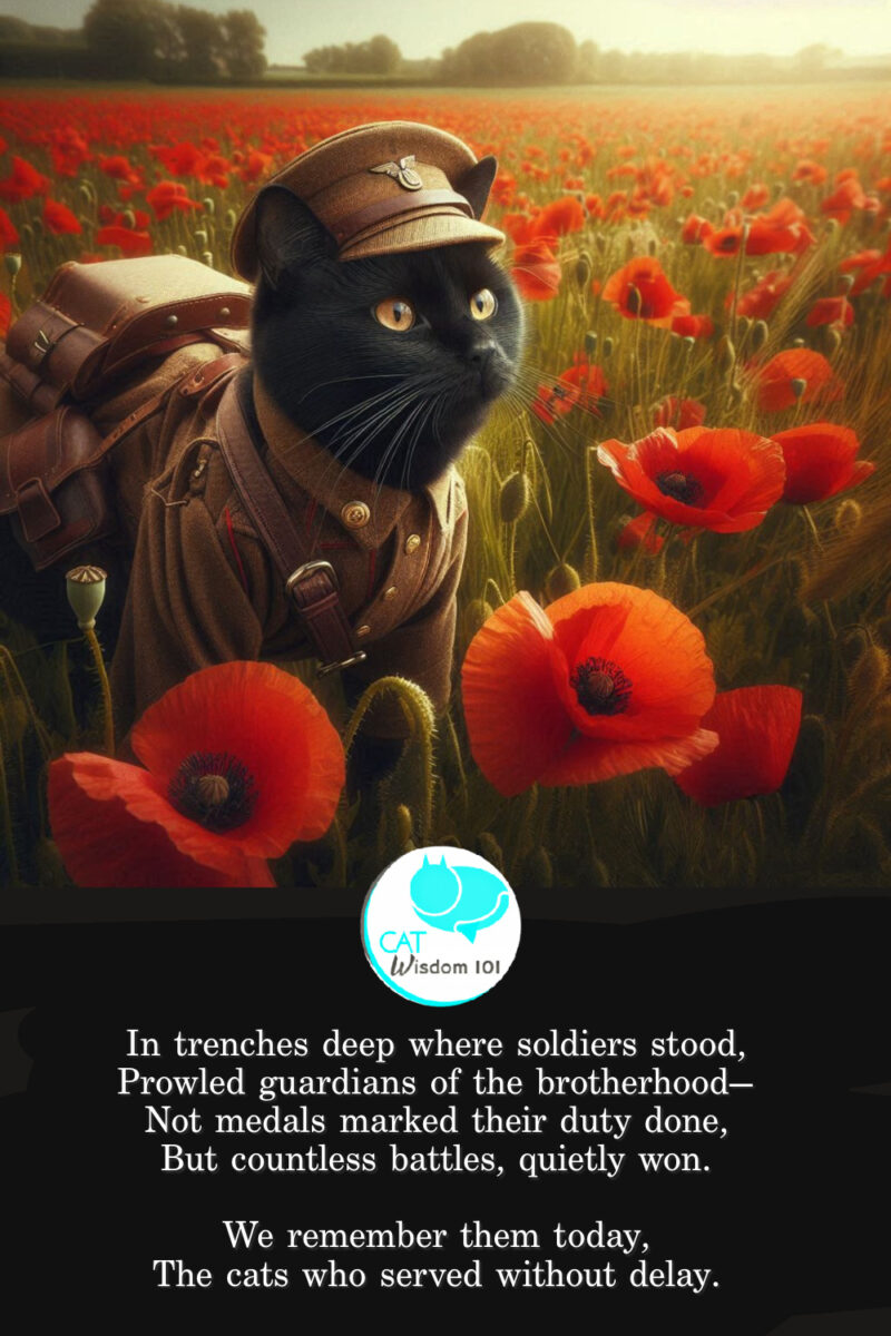 veterans day cat poem