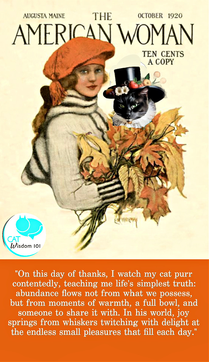 thanksgiving purrs of thanks