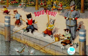Fishy April Fools’ Day cats