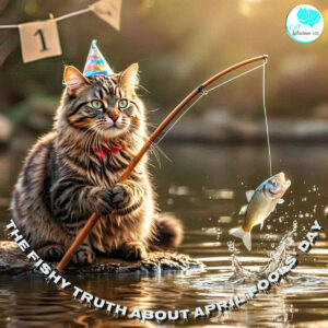Fishy April Fools’ Day cats
