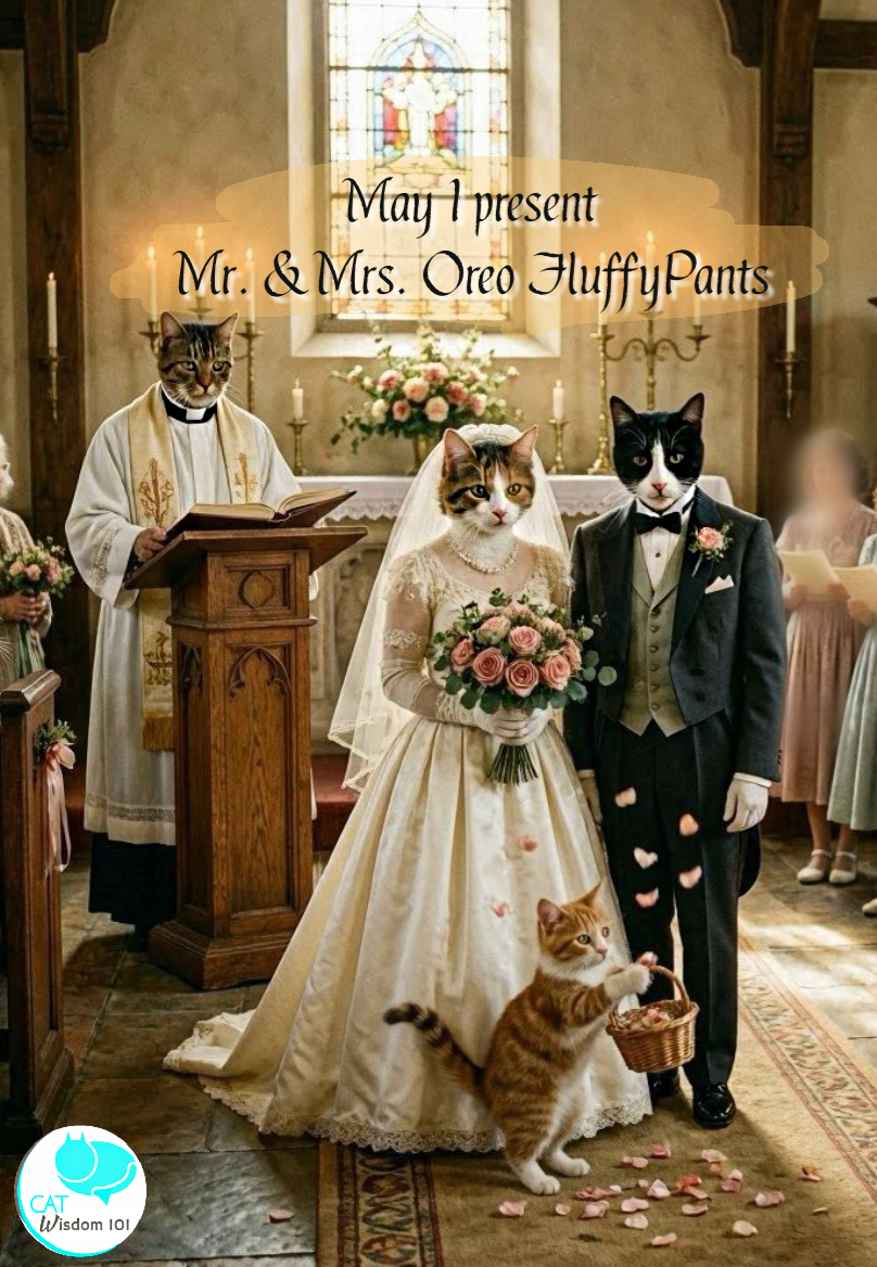 How to include your cat in your wedding