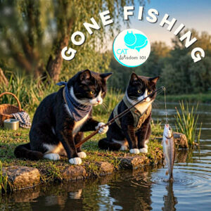 Gone fishing with cats