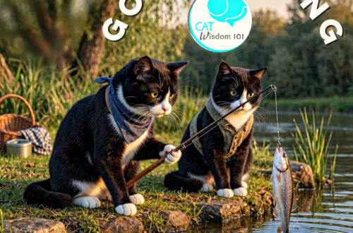 Gone fishing with cats