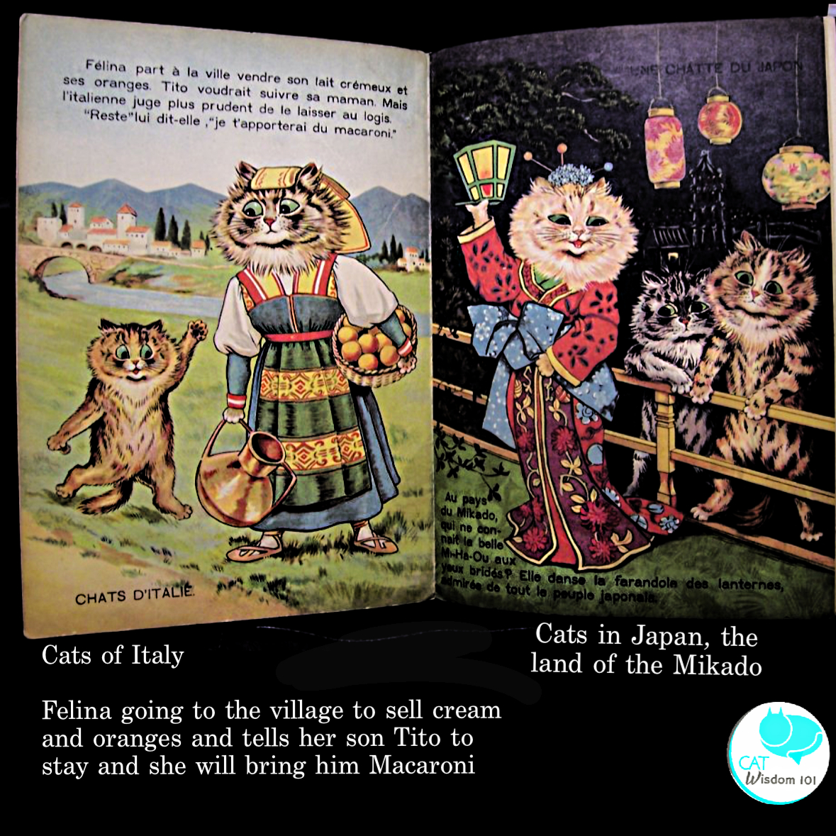 Louis Wain cats of many lands Politically incorrect