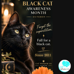 Black cat awareness month since 2011